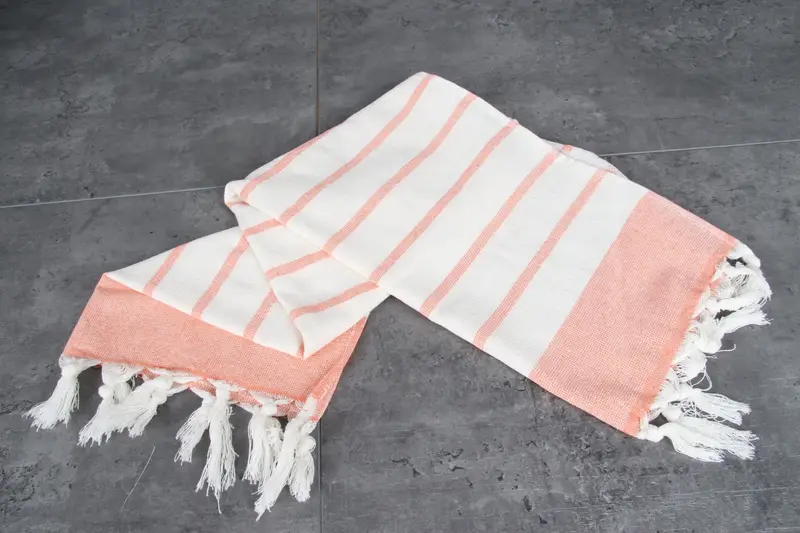 36x18 Cotton Striped Towel, Bathroom Towels, Personalized Gift, Turkish Tea Towel, Custom Wedding Gift From Bridesmaid, Bathroom Hand Towel - 5