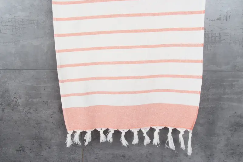 36x18 Cotton Striped Towel, Bathroom Towels, Personalized Gift, Turkish Tea Towel, Custom Wedding Gift From Bridesmaid, Bathroom Hand Towel - 8