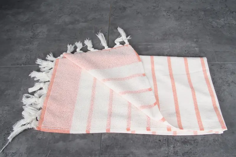 36x18 Cotton Striped Towel, Bathroom Towels, Personalized Gift, Turkish Tea Towel, Custom Wedding Gift From Bridesmaid, Bathroom Hand Towel - 3
