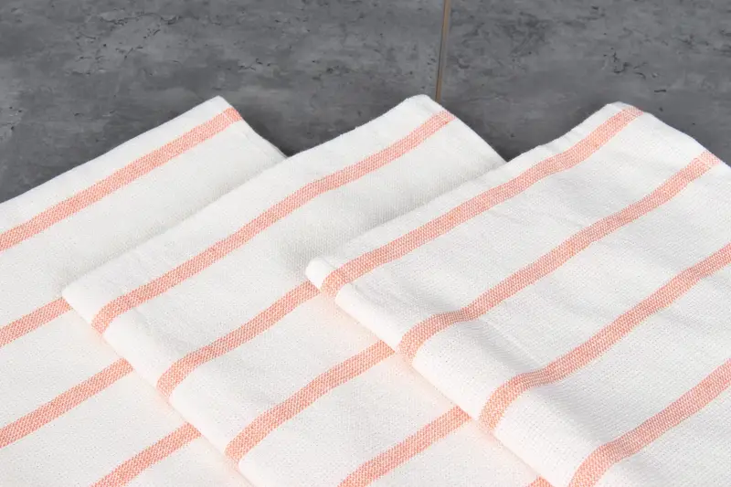 36x18 Cotton Striped Towel, Bathroom Towels, Personalized Gift, Turkish Tea Towel, Custom Wedding Gift From Bridesmaid, Bathroom Hand Towel - 6