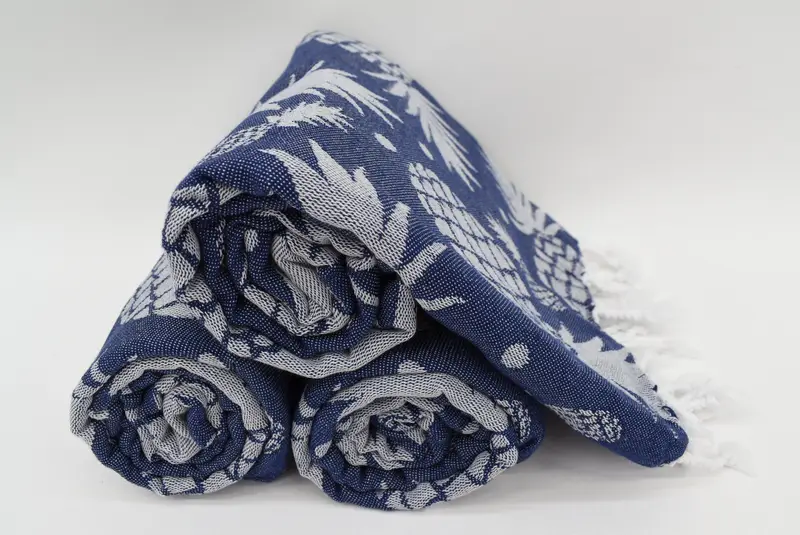 Bridesmaid Gift, Handmade Turkish Towel, Turkish bath towel, Monogram Turkish Towel, 70x36 Cotton Pineapple Design Towel, Personalised Gift - 8