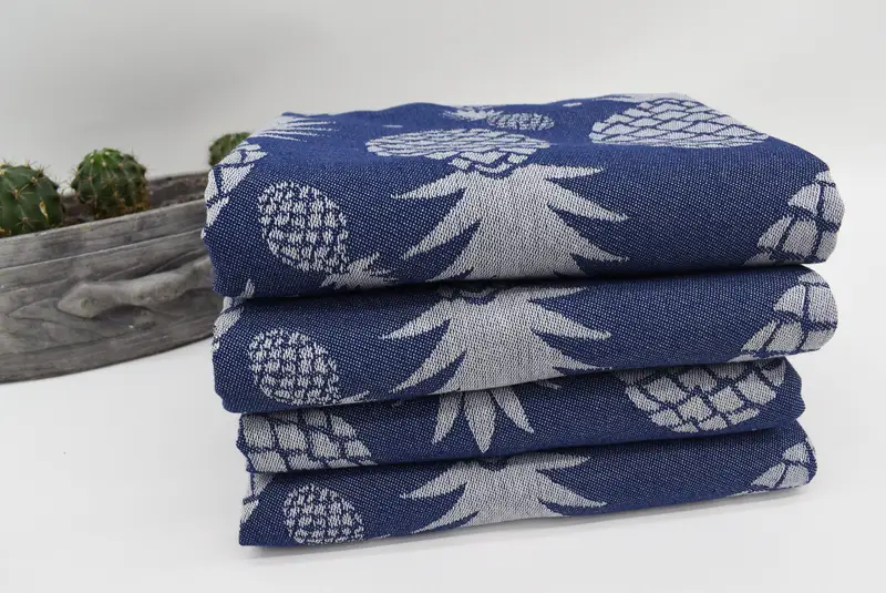 Bridesmaid Gift, Handmade Turkish Towel, Turkish bath towel, Monogram Turkish Towel, 70x36 Cotton Pineapple Design Towel, Personalised Gift - 7