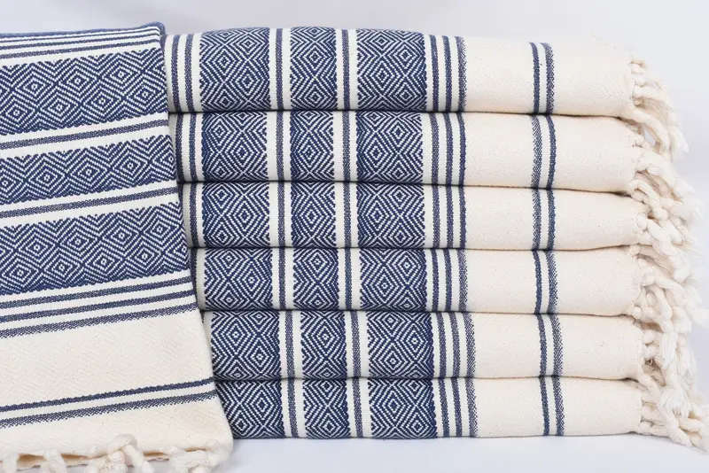 Beach Theme Wedding Gift, Personalized Gift For Him, Personalized Kitchen Towel, Turkish Tea Towel, Personalized Gifts, 40x18 Cotton Diamond Towel - 1