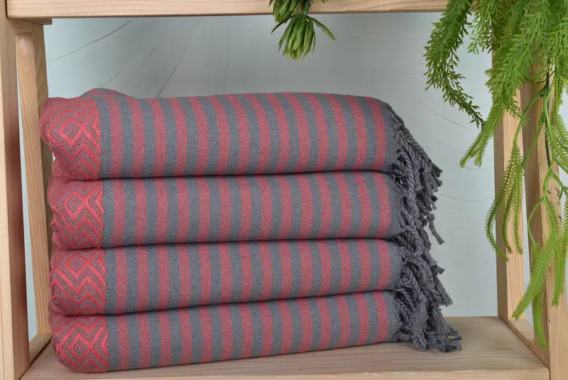 Wedding For Favor, 70x40 Cotton Diamond Towel, Summer Gift Ideas, Custom Towel, Absorbent Turkish towel, Peshtemal Towel, Custom Beach Towel - 1