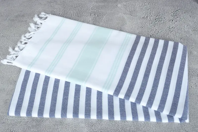 Wedding Gifts Towel, Bachelor Towel, Lightweight towel, Hammam towel, Girls Weekend Getaways Gifts, Bridesmaid Favors, 70x40 Cotton Striped Towel - 6