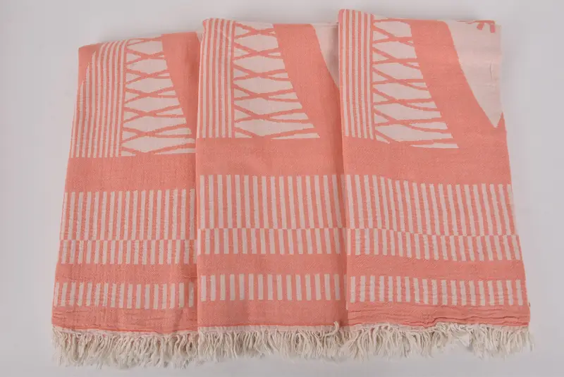 Sand-free towel, 70x38 Cotton Fish Design Towel, Bachelorette Beach Towel, Gifts For Him, Personalized Turkish Beach Towel, Travel towel, Gift Towel - 8