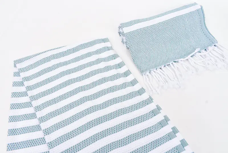 44x24 Cotton Striped Towel, Personalized Gifts, Monogrammed Hand Towel, Monogram Tea Towel, Personalized Hand Towel, Monogram Turkish Bath Towel - 7