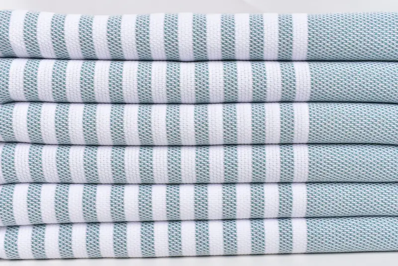 44x24 Cotton Striped Towel, Personalized Gifts, Monogrammed Hand Towel, Monogram Tea Towel, Personalized Hand Towel, Monogram Turkish Bath Towel - 2