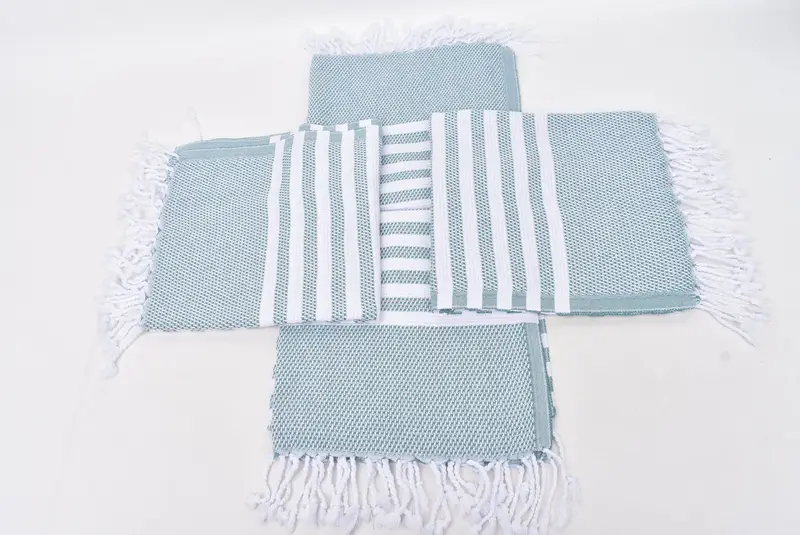 44x24 Cotton Striped Towel, Personalized Gifts, Monogrammed Hand Towel, Monogram Tea Towel, Personalized Hand Towel, Monogram Turkish Bath Towel - 6