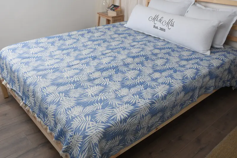Bedspread, 100x80 Cotton Floral Patterned Towel, Halloween Blanket, Wedding Favors, Wedding Hand Made Gift, Turkish Blanket, Couch Throw Blanket - 7