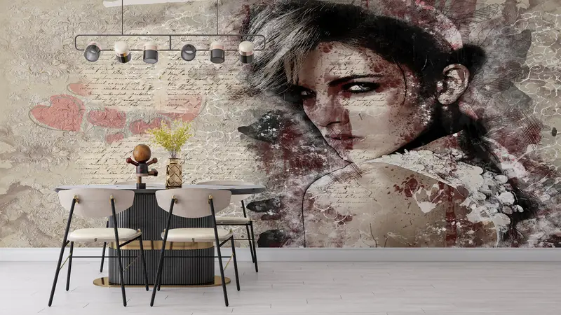 Custom Wall Paper,Modern Wall Painting,Wall Paper Peel and Stick,3d Wall Paper,Abstract Wall Paper,Contemporary Wall Art, - 8