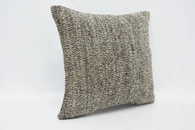 Pillow Sham, Kilim Pillow, Antique Pillows, Morroccon Kilim Cushion Cushion, Car Pillow Sham, 16x16 Brown Pillow, Yoga Pillow, Boho Pillow - 3