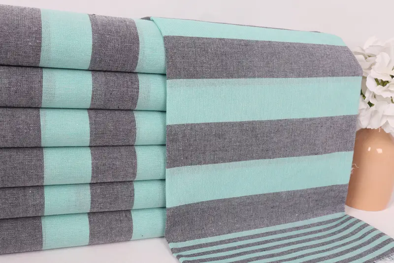 Mother Of The Groom Gift, Holiday Towel, Quick-dry peshtemal, Oversized Beach Towel, 68x36 Cotton Striped Towel, Lightweight towel, Wedding Favors - 2