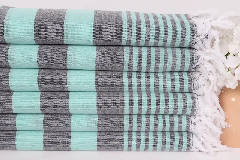 Mother Of The Groom Gift, Holiday Towel, Quick-dry peshtemal, Oversized Beach Towel, 68x36 Cotton Striped Towel, Lightweight towel, Wedding Favors - 3