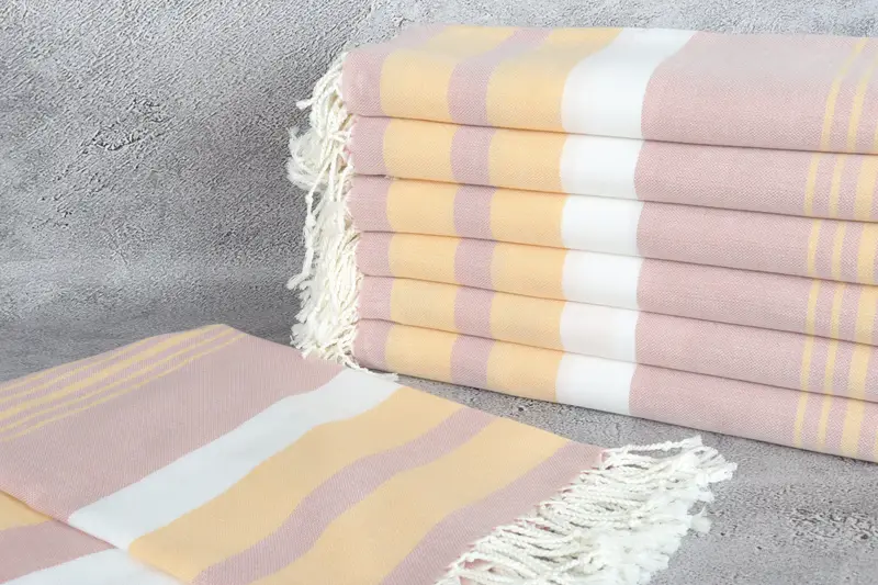 70x40 Cotton Striped Towel, Cancun Bachelorette Party Gift Ideas, Wedding Gift Ideas, Luxury towel, Turkish Towel USA, Personalized Turkish Towel - 2