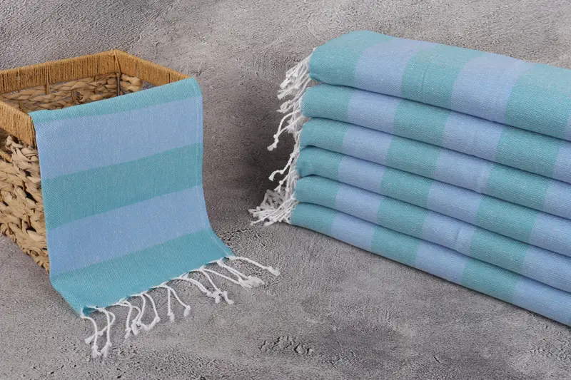 Travel Towel, Gym Towel, Custom Hand Towel, Wedding Favors, 40x18 Cotton Striped Towel, Wedding Gift, Best Wedding Gift, Grandma Gift, Gift For Her - 3