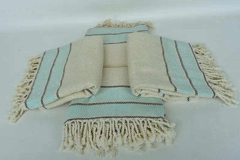 Regalos de despedida de soltera, toalla de spa, regalos de novia, monograma de toalla turca, regalos personalizados, toalla turca absorbente, toalla a rayas de algodón 70x36 - 6