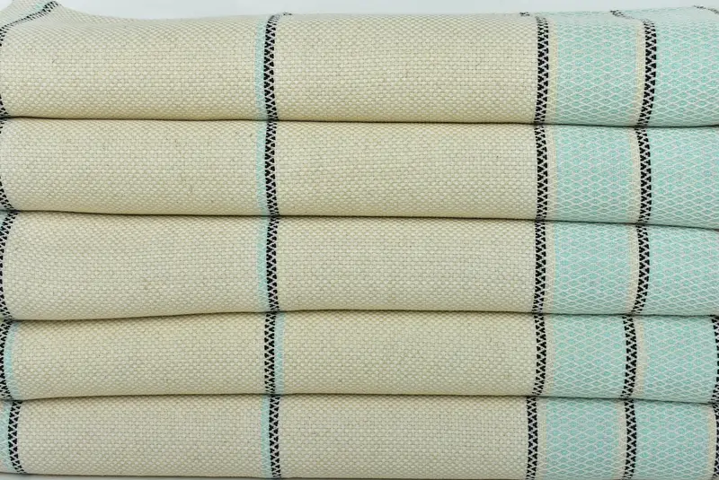 Regalos de despedida de soltera, toalla de spa, regalos de novia, monograma de toalla turca, regalos personalizados, toalla turca absorbente, toalla a rayas de algodón 70x36 - 2