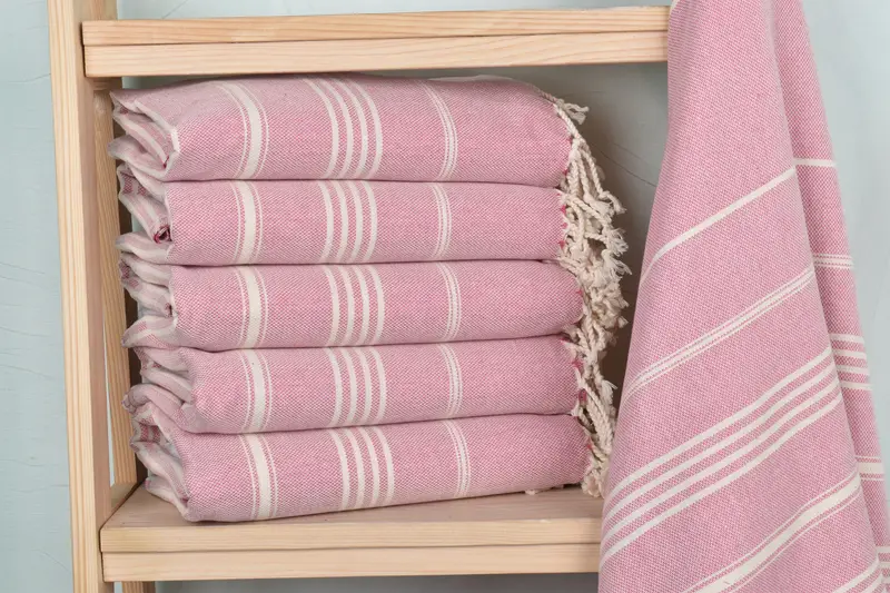 70x40 Cotton Striped Towel, Spa Towel, Unique Gift, Bachelorette Party Gift, Bachelor Bachelorette Party Favors, Personalized Bridesmaid Gift - 2