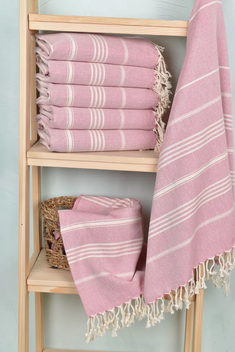 70x40 Cotton Striped Towel, Spa Towel, Unique Gift, Bachelorette Party Gift, Bachelor Bachelorette Party Favors, Personalized Bridesmaid Gift - 3
