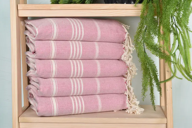70x40 Cotton Striped Towel, Spa Towel, Unique Gift, Bachelorette Party Gift, Bachelor Bachelorette Party Favors, Personalized Bridesmaid Gift - 1