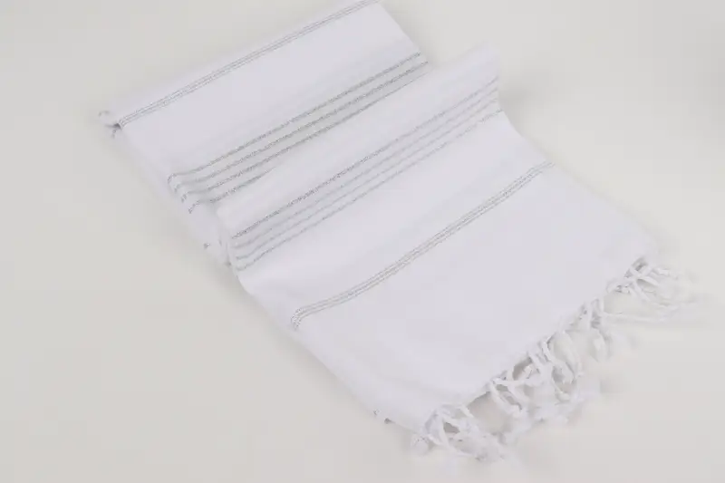 Organic cotton peshtemal for spa and beach, Thin towel, Turkish beach towel, 70x40 Cotton Striped Towel, Peshtemal, Personalized Turkish Towel - 6