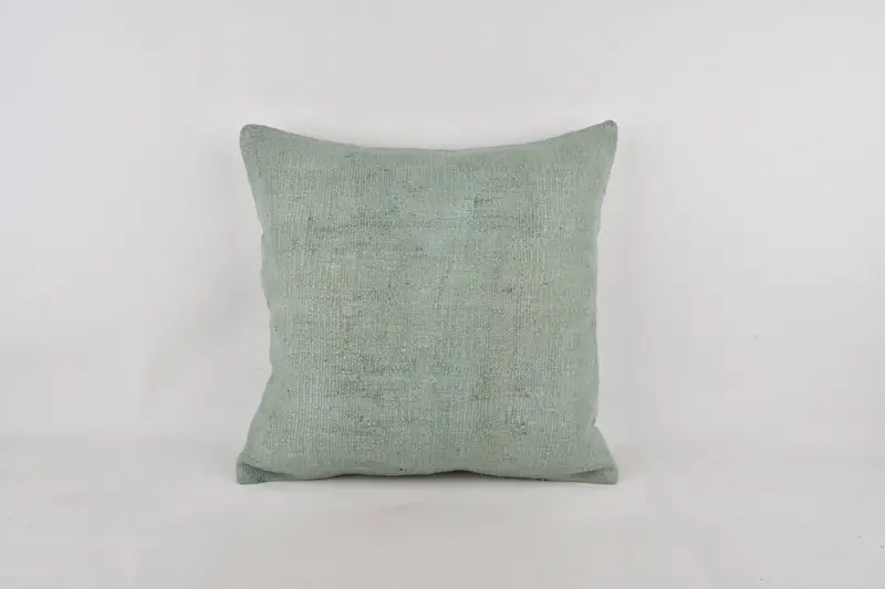 Vintage Pillow, Vintage Kilim Throw Pillow, Pillow, Shabby Chic Pillow Sham, Seat Pillow, Vintage Kilim Pillow, 24x24 Gray Cushion Cover - 1
