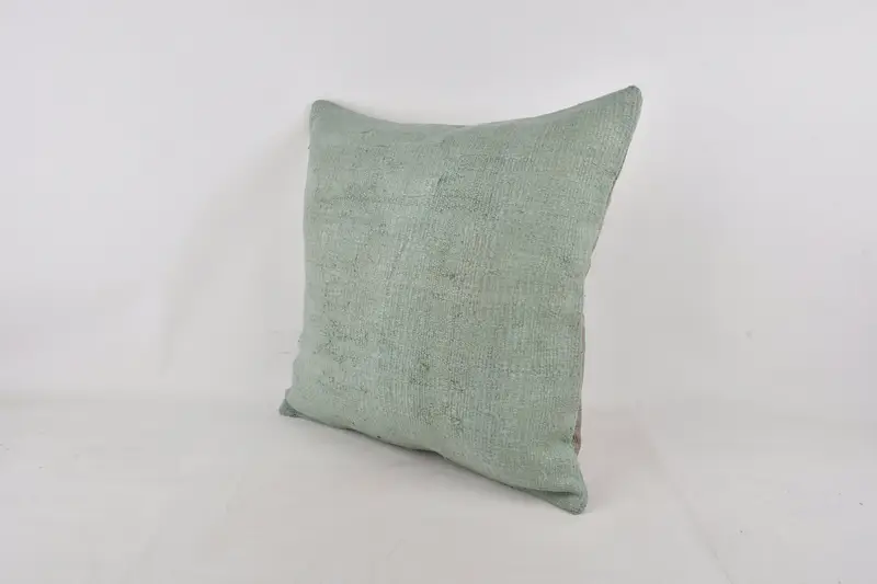 Vintage Pillow, Vintage Kilim Throw Pillow, Pillow, Shabby Chic Pillow Sham, Seat Pillow, Vintage Kilim Pillow, 24x24 Gray Cushion Cover - 2