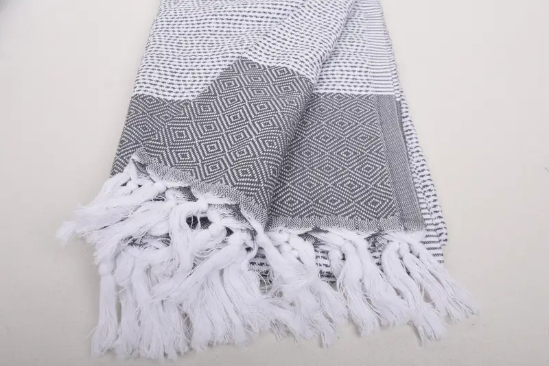 70x40 Cotton Diamond Towel, Customized Towels, Turkish Towel Bulk, Spa Gift Towel, Turkish hand towel, Monogrammed Beach Towel, Monogram Beach Towel - 8
