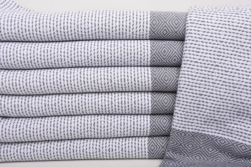 70x40 Cotton Diamond Towel, Customized Towels, Turkish Towel Bulk, Spa Gift Towel, Turkish hand towel, Monogrammed Beach Towel, Monogram Beach Towel - 2