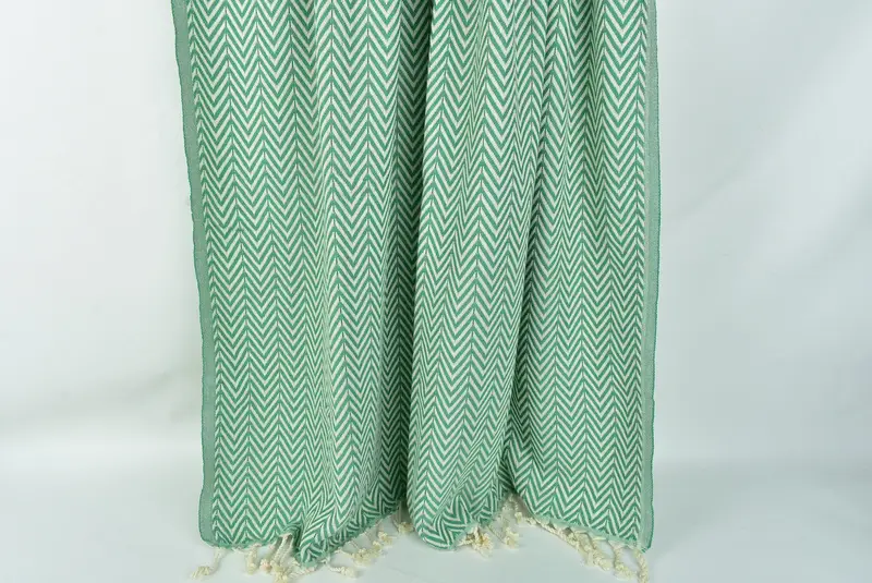 Bridemaids Beach Towel, 70x40 Cotton Zig zag Towel, Wedding Gifts Towel, Custom Gifts, Monogram Towels, Best Friend Gift, Monogram Turkish Towel - 8