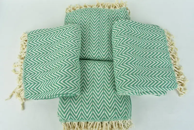 Bridemaids Beach Towel, 70x40 Cotton Zig zag Towel, Wedding Gifts Towel, Custom Gifts, Monogram Towels, Best Friend Gift, Monogram Turkish Towel - 6