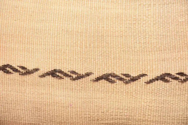 Antique Pillows, 12x36 Beige Cushion, Handmade Kilim Cushion, Farmhouse Cushion Case, Bench Pillow Case, Kilim Pillow, Pillow Case - 3