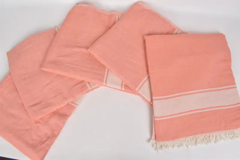 Bridesmaid Gifts, Custom Wedding Gifts, Monogram Blanket, Organic Throw, 70x60 Cotton Striped Towel, Wedding Anniversary Gift, Throw Blanket for Bed - 3