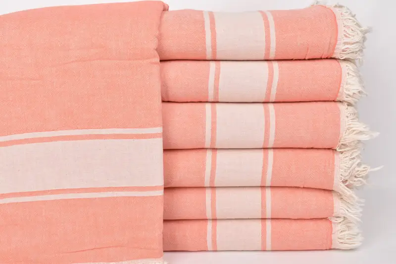 Bridesmaid Gifts, Custom Wedding Gifts, Monogram Blanket, Organic Throw, 70x60 Cotton Striped Towel, Wedding Anniversary Gift, Throw Blanket for Bed - 1