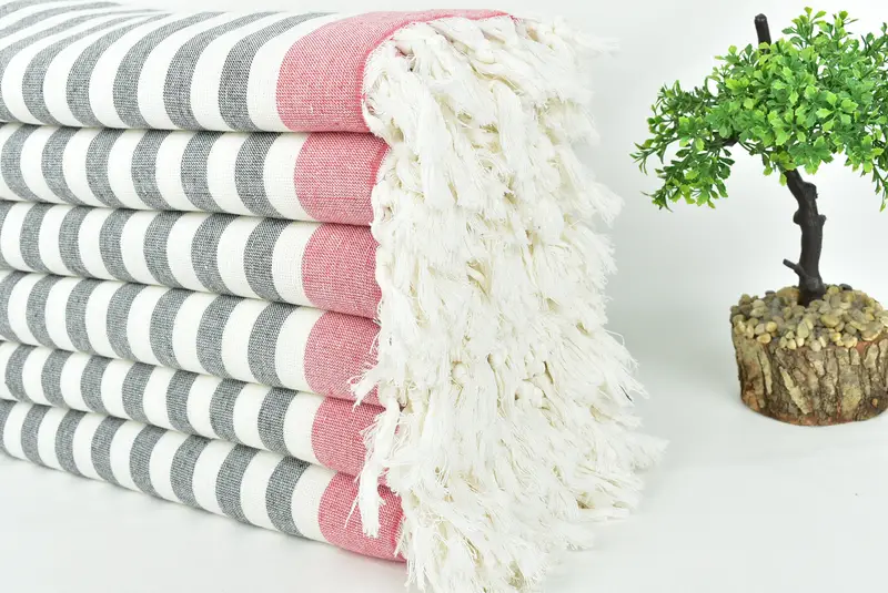 Personalized Towel, Custom Beach Towel, Unique Gift, Sand-resistant towel, Bachelor Towel, Spa Towel, Guest Towel, 68x40 Cotton Striped Terry Towel - 3