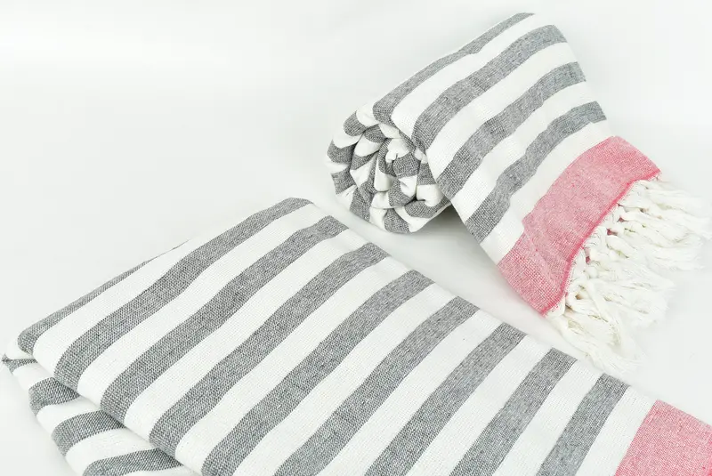 Personalized Towel, Custom Beach Towel, Unique Gift, Sand-resistant towel, Bachelor Towel, Spa Towel, Guest Towel, 68x40 Cotton Striped Terry Towel - 7