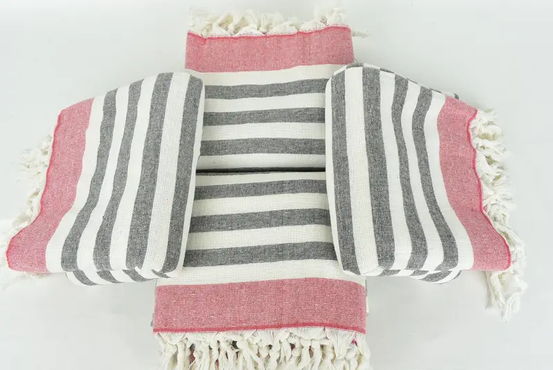 Personalized Towel, Custom Beach Towel, Unique Gift, Sand-resistant towel, Bachelor Towel, Spa Towel, Guest Towel, 68x40 Cotton Striped Terry Towel - 6