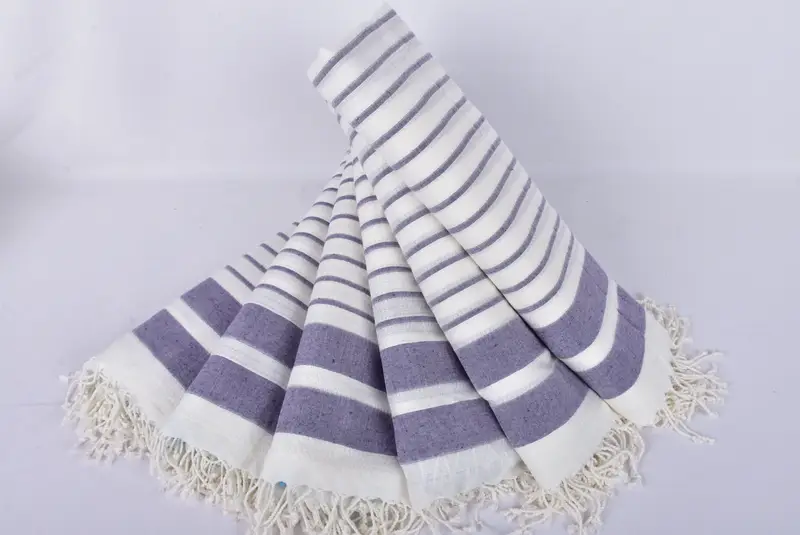 Best Beach Towel, Personalized Turkish Beach Towel, Hammam Towel USA, Bridal Shower Favor, Housewarming Gift, Thin towel, 70x40 Cotton Striped Towel - 4