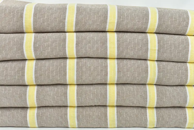 Oversized Beach Towel, Monogram Blanket, Turkish Bedcover, Turkish Blanket, Custom Blanket, Valentines Day Gift For Him, 96x84 Cotton Striped Towel - 2