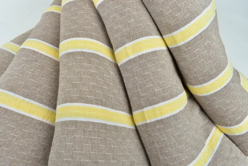 Oversized Beach Towel, Monogram Blanket, Turkish Bedcover, Turkish Blanket, Custom Blanket, Valentines Day Gift For Him, 96x84 Cotton Striped Towel - 5