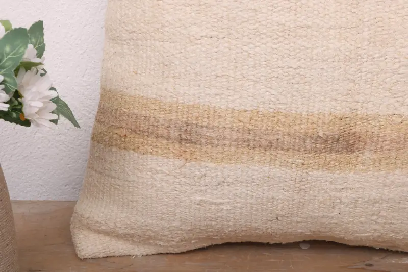 Outdoor Cushion, Boho Pillow Sham Cover, 16x16 White Pillow Cover, Throw Kilim Pillow, Cushion Cover, Pillow for Sofa - 3