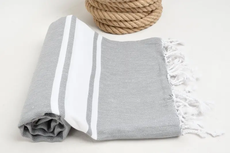 Home Decor Gifts, Bachelorette Party Gift, Gift For Him, Bridal Gifts, 70x40 Cotton Striped Towel, Luxury Turkish beach towel for summer vacation - 8