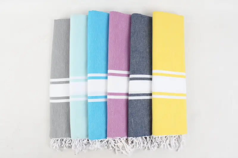 Home Decor Gifts, Bachelorette Party Gift, Gift For Him, Bridal Gifts, 70x40 Cotton Striped Towel, Luxury Turkish beach towel for summer vacation - 4