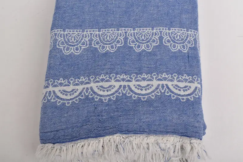 Thanksgiving Tablecloth, Woven Blanket, Housewarming Gift, 88x80 Cotton Ethnic Design Towel, Throw Blanket Couch, Valentines Day Gift For Him - 4