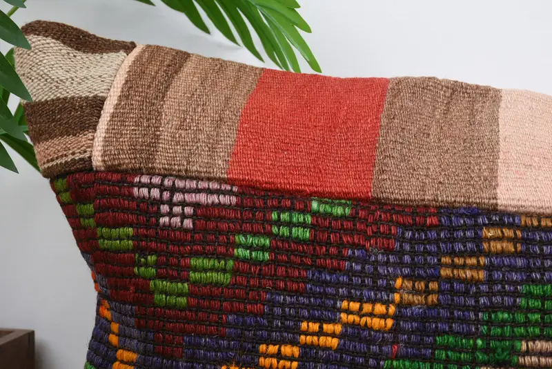 Pillow Cover, 16x36 Blue Cushion Case, Bolster Throw Cushion Cover, Home Decor Pillow, Throw Kilim Pillow, Turkish Pillow - 2