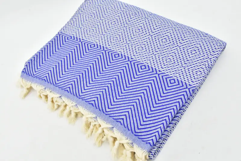 Throw Blanket Couch, Wedding Hand Made Gift, Bedspread Quenn, Bachelorette Party Favors, 92x80 Cotton Diamond Towel, Bachelorette Gifts - 2