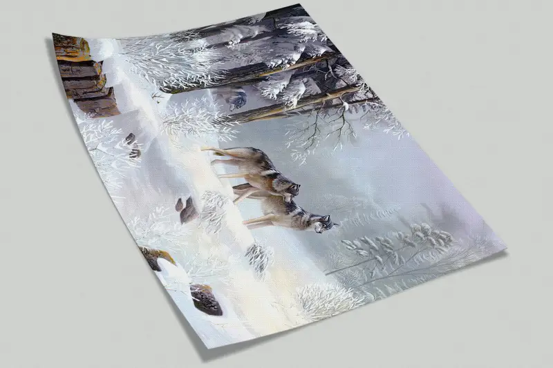 Paper Wall Art ,Wolf Wall Art,View Wall Paper,Bright Wall Paper,Wall Paper Peel and Stick,Landscape Wallpaper, - 8