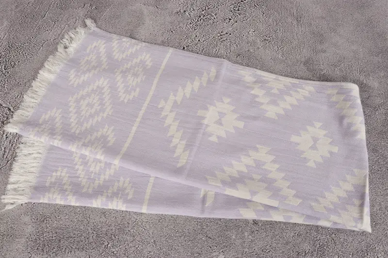 Turkish Hand Towel, Turkish Tea Towel, Monogram Towels, Personalized Kitchen Towel, Anniversary Gift For Her, Gift For Him, 40x20 Cotton Kilim Towel - 7