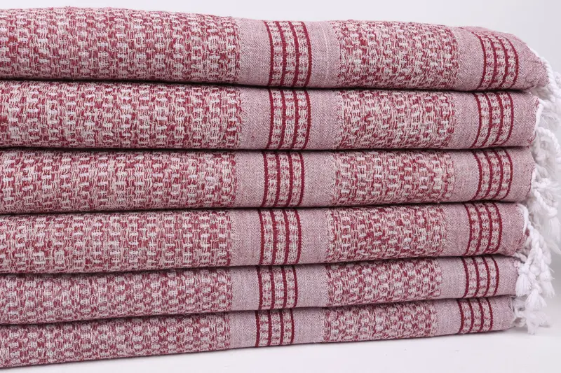 Gym Towel, Custom Gift, Gift For Bride, 70x36 Linen Striped Towel, Beach Towel Bulk, Organic towel, Organic Turkish towel, Sand-Resistant Peshtemal - 6